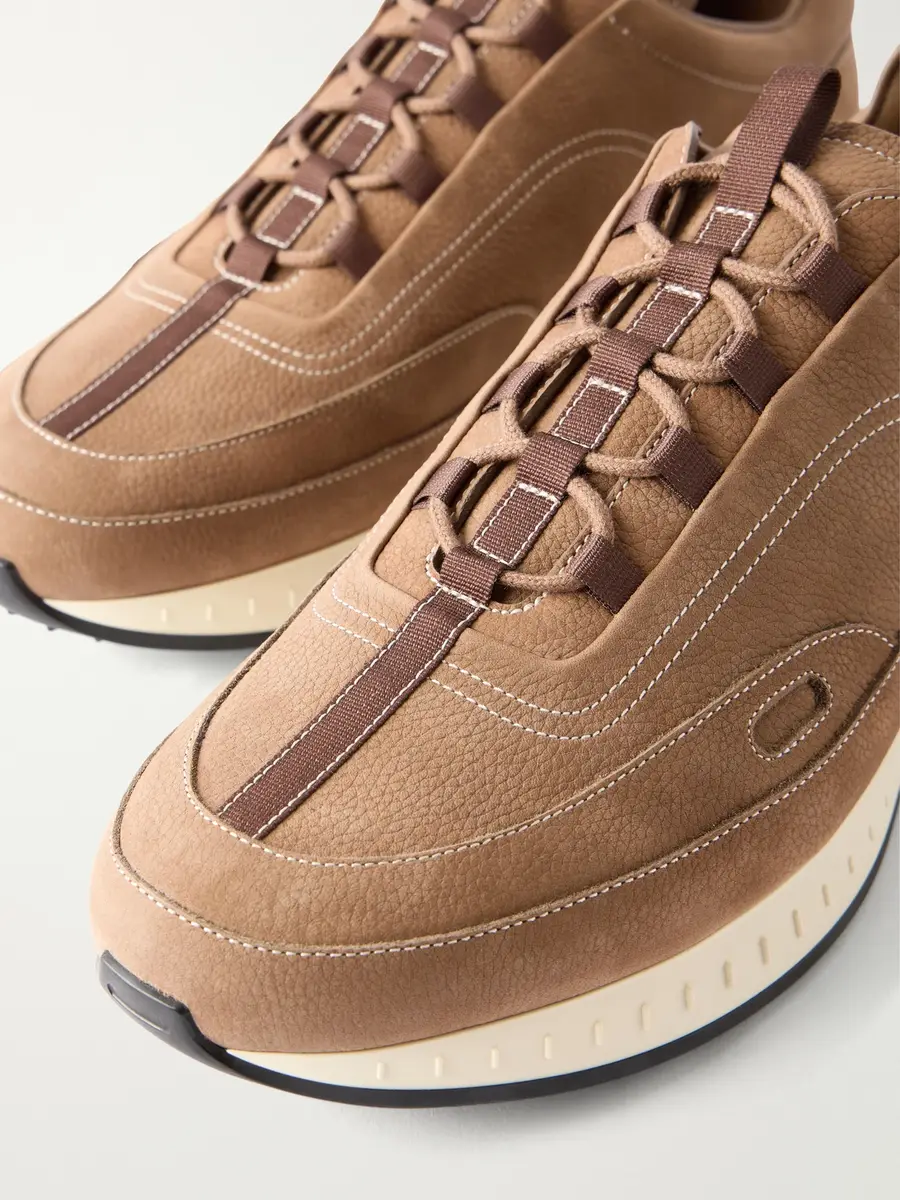 John Lobb Laced Stream Nubuck Sneakers - Men | Thumbnail 5