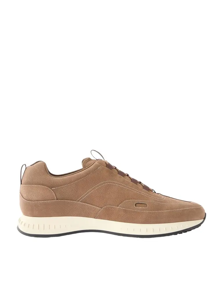 John Lobb Laced Stream Nubuck Sneakers - Men | Image 1 John Lobb Laced Stream Nubuck Sneakers - Men | Image 1