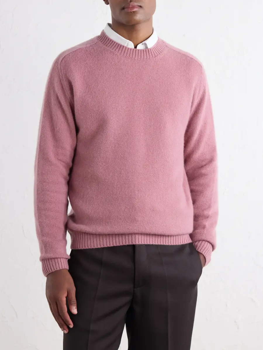Boglioli Wool and Cashmere-Blend Sweater - Men | Thumbnail 3 Boglioli Wool and Cashmere-Blend Sweater - Men | Thumbnail 3