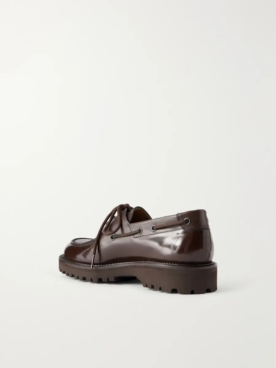 John Lobb Tide Leather Boat Shoes - Men | Thumbnail 4 John Lobb Tide Leather Boat Shoes - Men | Thumbnail 4