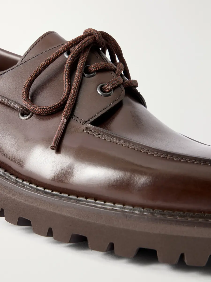 John Lobb Tide Leather Boat Shoes - Men | Thumbnail 5 John Lobb Tide Leather Boat Shoes - Men | Thumbnail 5