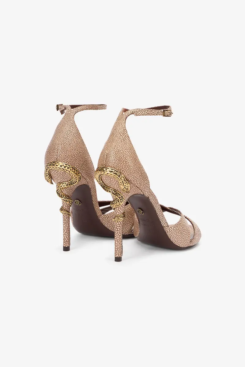 Roberto Cavalli Serpentine Sandal | Thumbnail 3 Roberto Cavalli Serpentine Sandal | Thumbnail 3