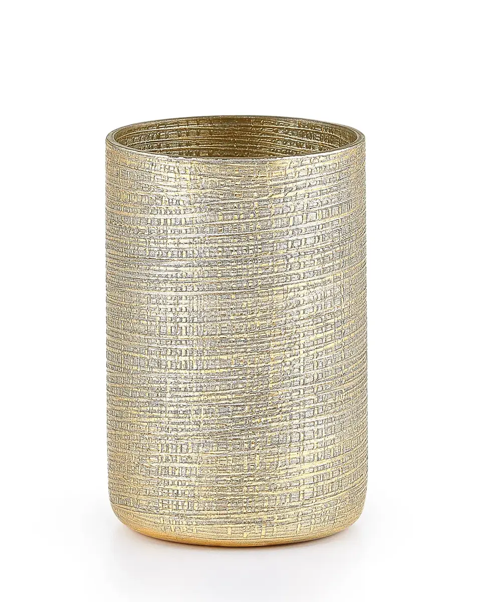 Labrazel Woven Metallic Brush Holder | Image 1 Labrazel Woven Metallic Brush Holder | Image 1