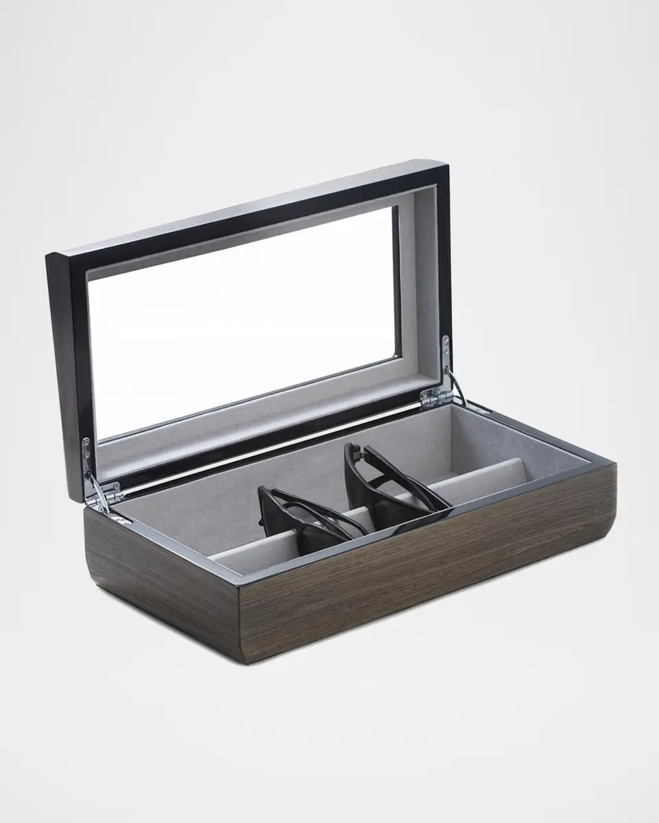 Bey-Berk Men's Personalized Wooden Eyeglass Storage Case | Thumbnail 2 Bey-Berk Men's Personalized Wooden Eyeglass Storage Case | Thumbnail 2