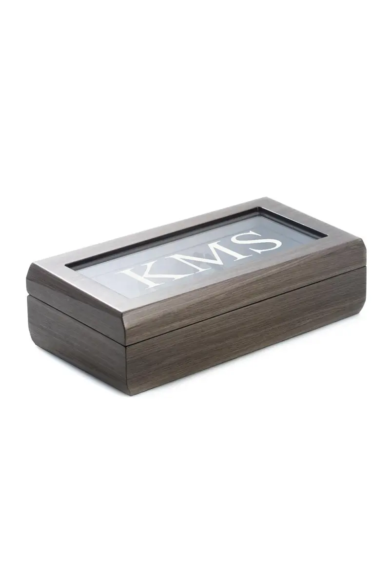Bey-Berk Men's Personalized Wooden Eyeglass Storage Case | Thumbnail 3 Bey-Berk Men's Personalized Wooden Eyeglass Storage Case | Thumbnail 3