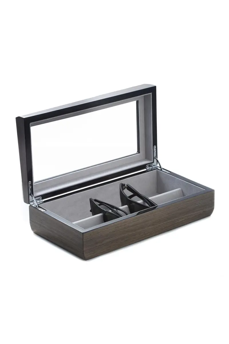 Bey-Berk Men's Personalized Wooden Eyeglass Storage Case | Thumbnail 4 Bey-Berk Men's Personalized Wooden Eyeglass Storage Case | Thumbnail 4