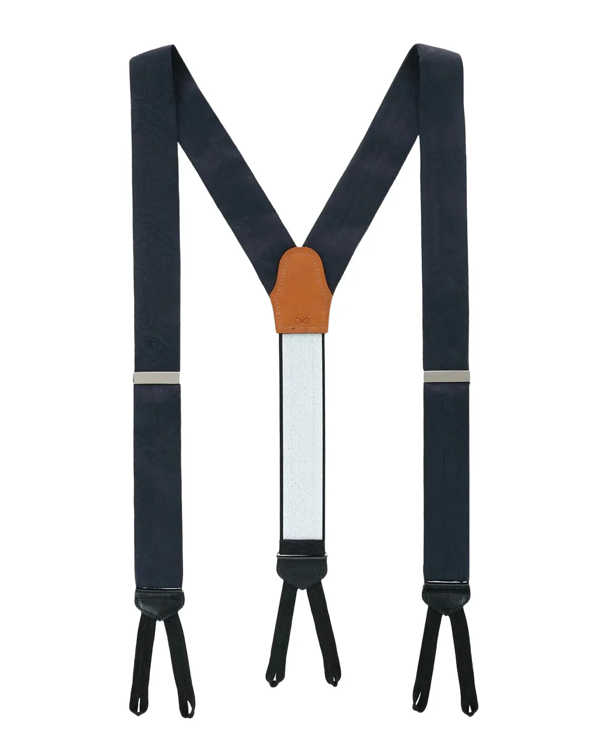 Trafalgar Men's Banbury Tonal-Paisley Silk Suspender Braces