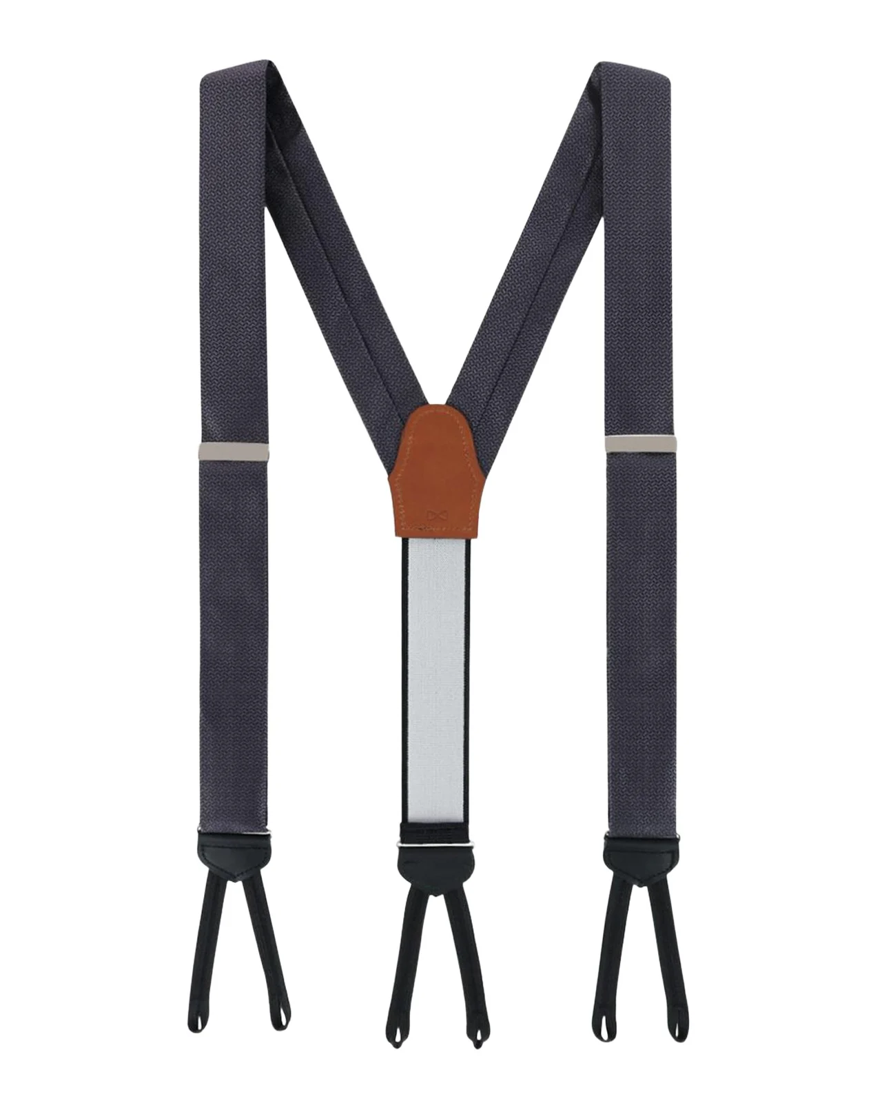 Trafalgar Men's Monte Bello Interlocked Silk Formal Brace Suspenders