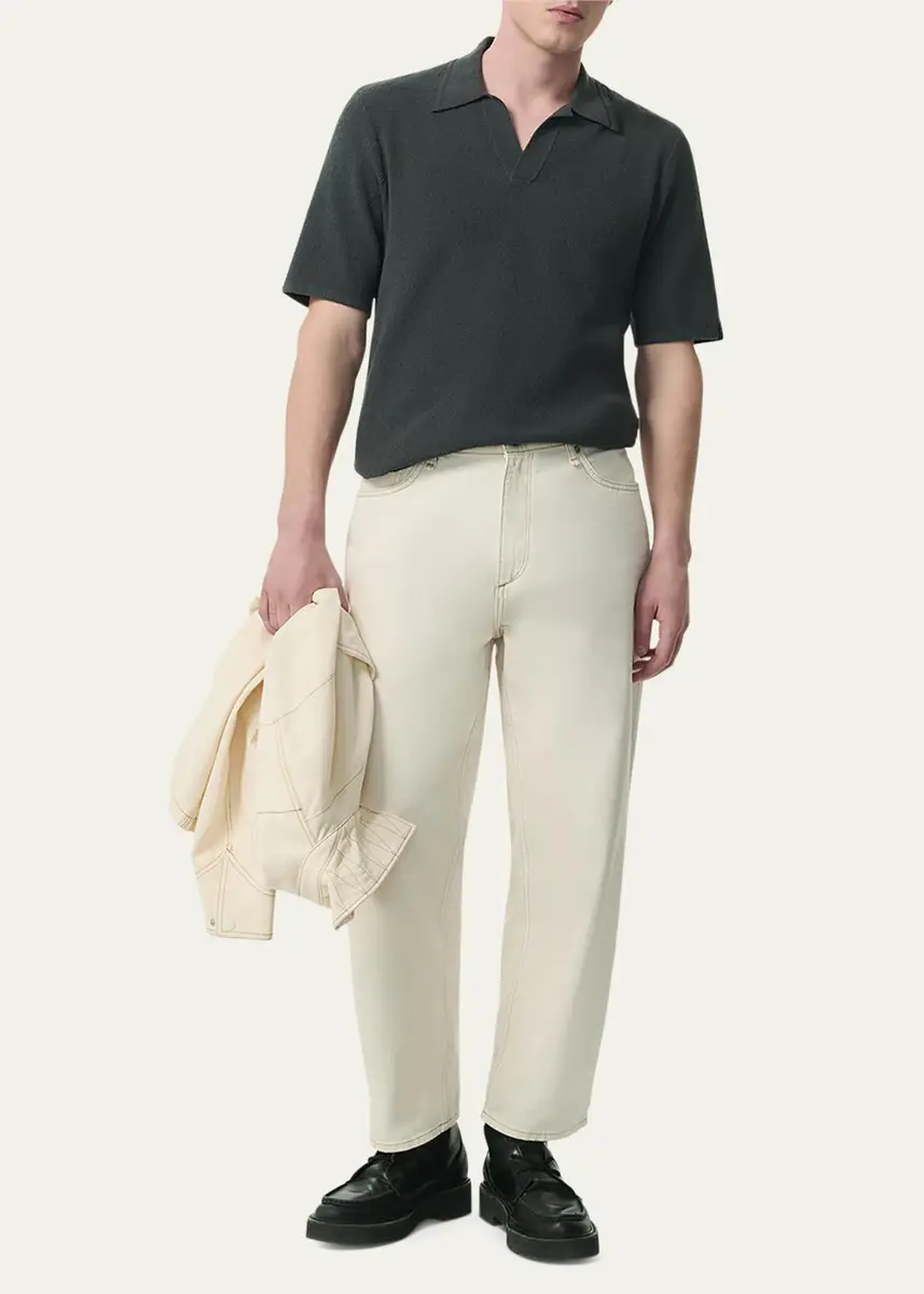 rag & bone Men's Zuma Toweling Polo Shirt | Thumbnail 2 rag & bone Men's Zuma Toweling Polo Shirt | Thumbnail 2