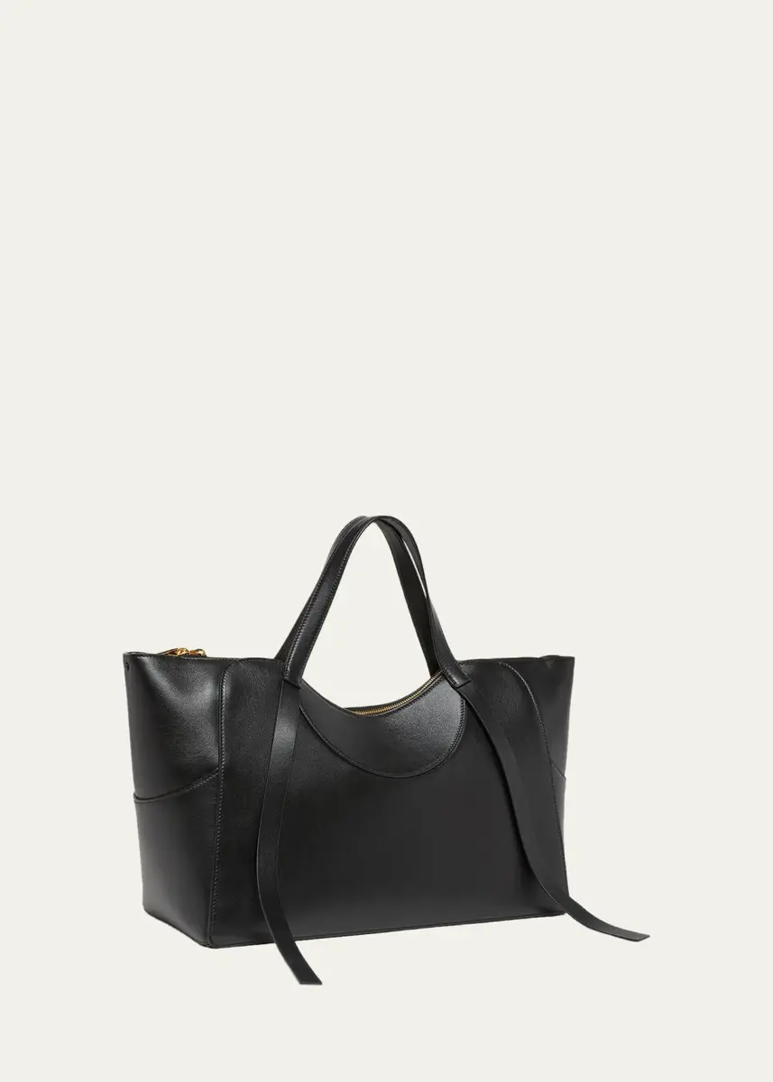 Givenchy Facet Medium Chain-Embellished Leather Top-Handle Bag | Thumbnail 3