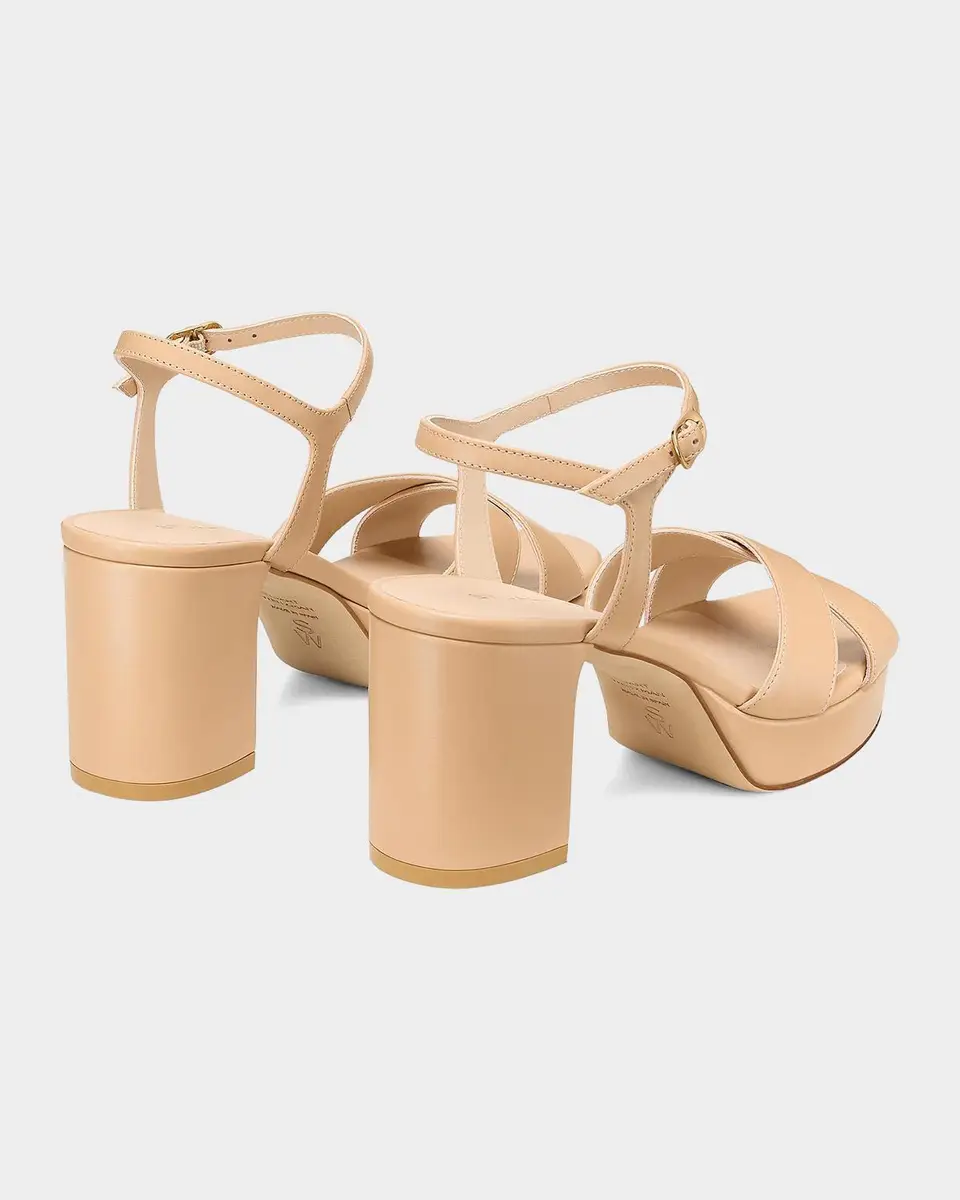 Stuart Weitzman 80mm Dayna Leather Platform Sandals | Thumbnail 2 Stuart Weitzman 80mm Dayna Leather Platform Sandals | Thumbnail 2