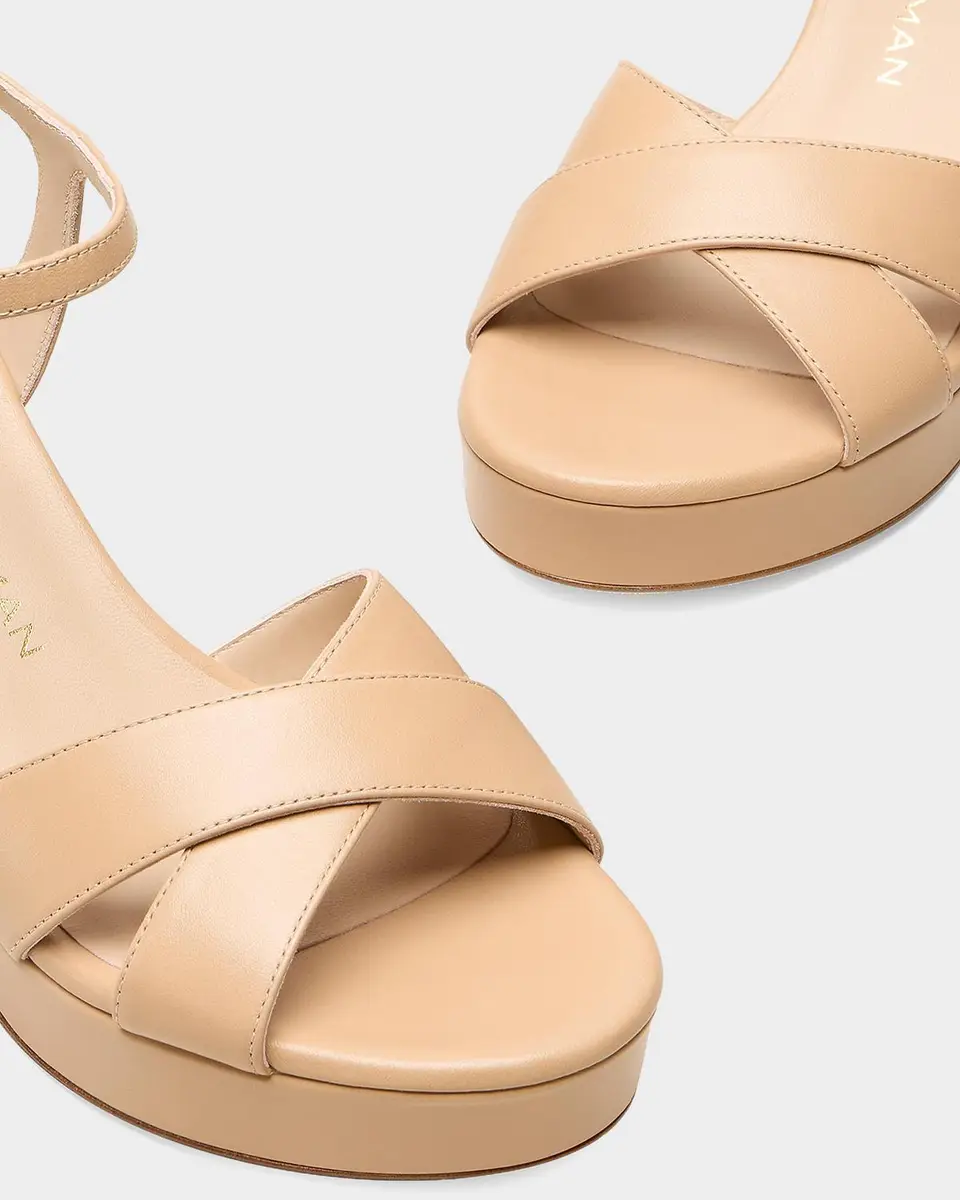 Stuart Weitzman 80mm Dayna Leather Platform Sandals | Thumbnail 3 Stuart Weitzman 80mm Dayna Leather Platform Sandals | Thumbnail 3