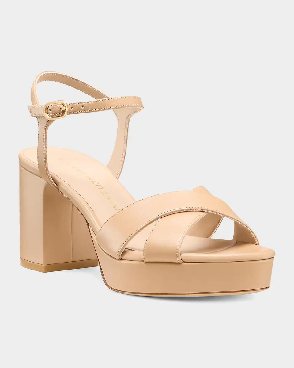 Stuart Weitzman 80mm Dayna Leather Platform Sandals | Thumbnail 4 Stuart Weitzman 80mm Dayna Leather Platform Sandals | Thumbnail 4