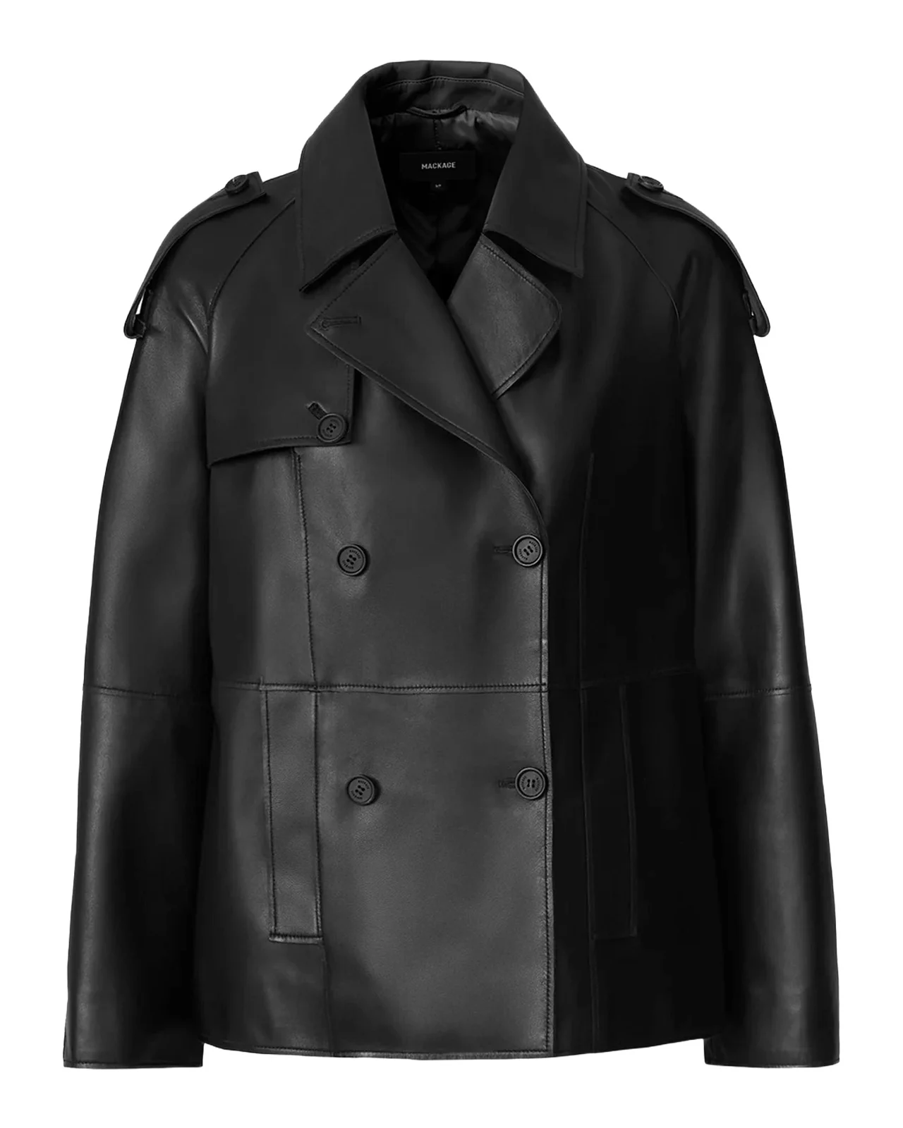 Dolores Double-Breasted Leather Jacket Dolores Double-Breasted Leather Jacket