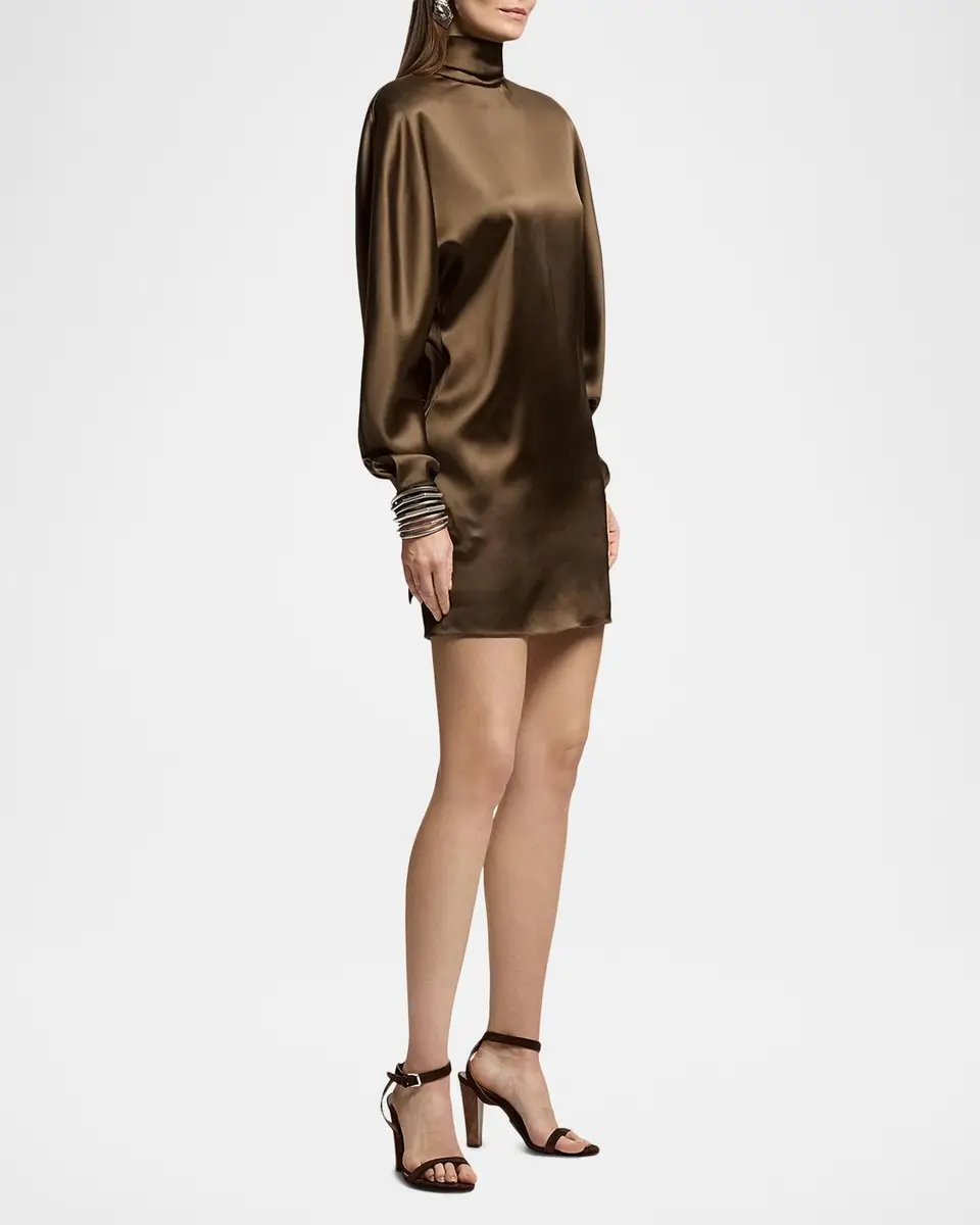 Ralph Lauren Collection Candi Satin Cocktail Dress | Thumbnail 6 Ralph Lauren Collection Candi Satin Cocktail Dress | Thumbnail 6
