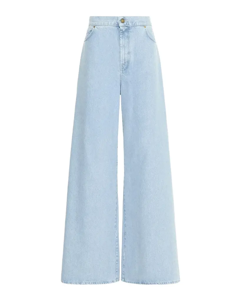 Max Mara Mid-Rise Wide-Leg Jeans | Image 1 Max Mara Mid-Rise Wide-Leg Jeans | Image 1