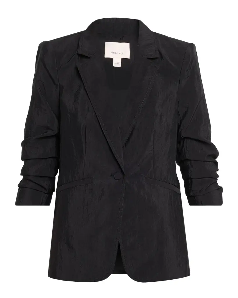 Cinq à Sept Tumbled Woven Khloe Blazer | Image 1 Cinq à Sept Tumbled Woven Khloe Blazer | Image 1