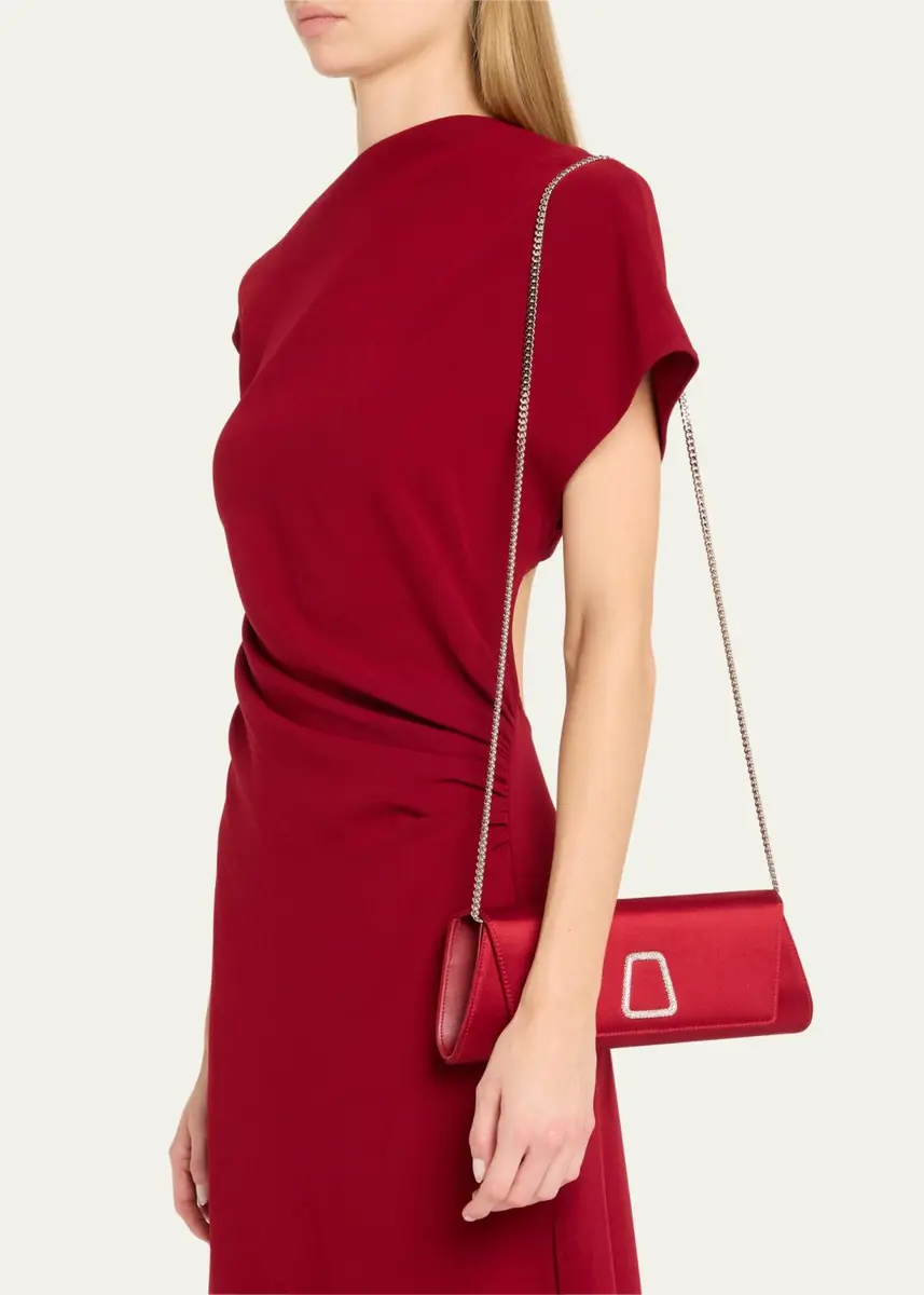 Akris Anouk Small Satin Clutch Bag | Thumbnail 7 Akris Anouk Small Satin Clutch Bag | Thumbnail 7