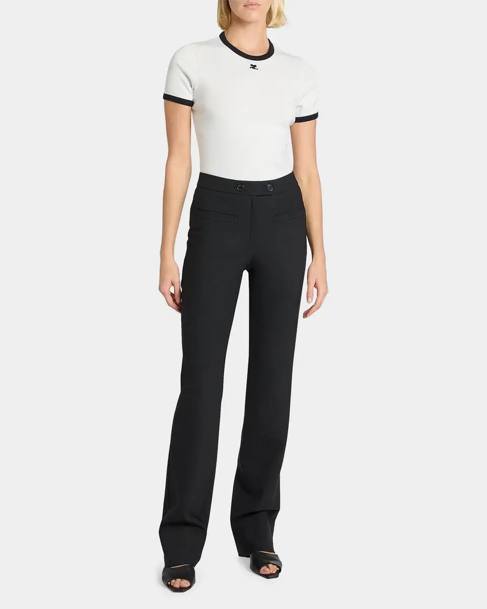 Courrèges Two-Button Bootcut Pants | Thumbnail 2 Courrèges Two-Button Bootcut Pants | Thumbnail 2