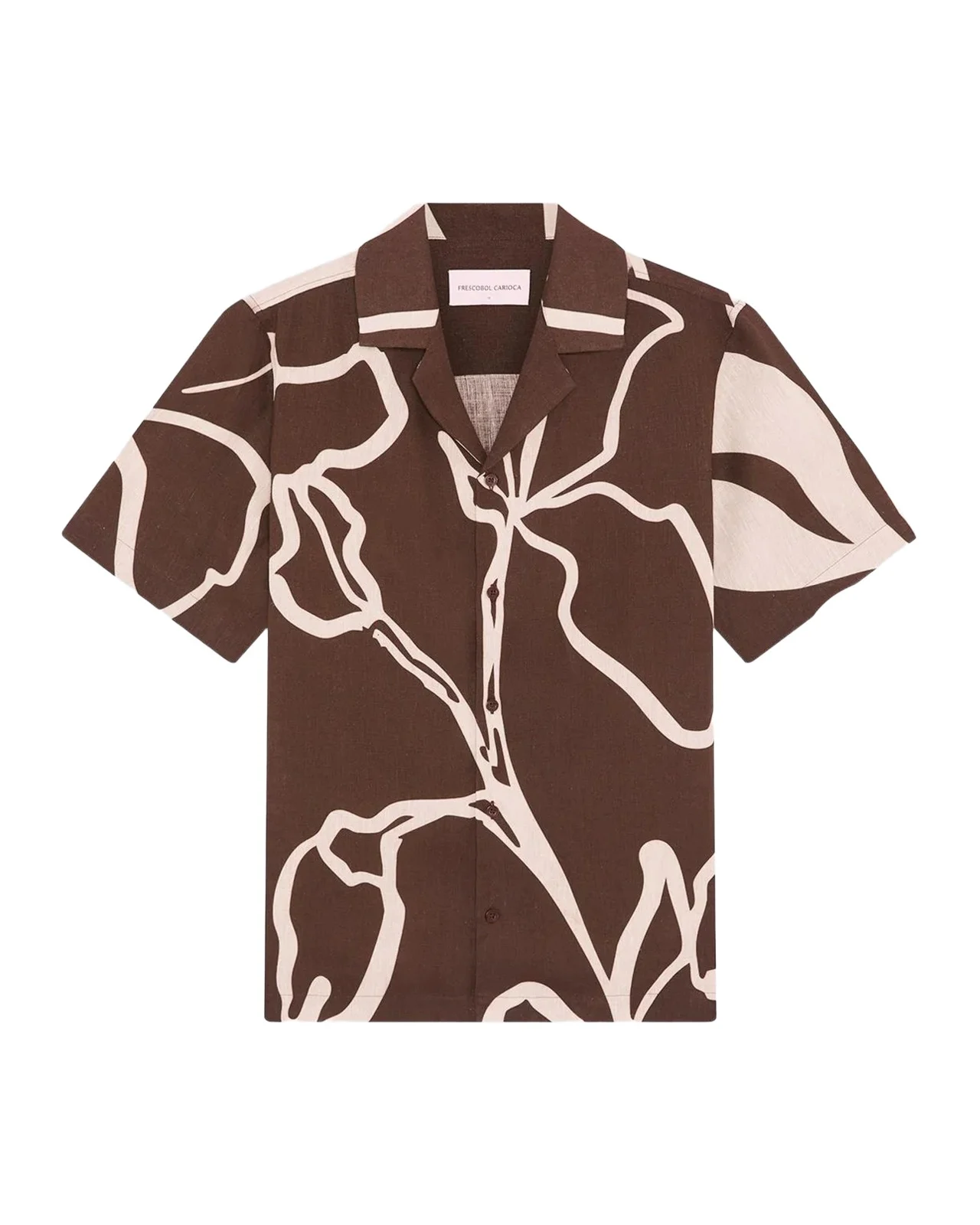 Men's Roberto Floral-Print Linen Shirt