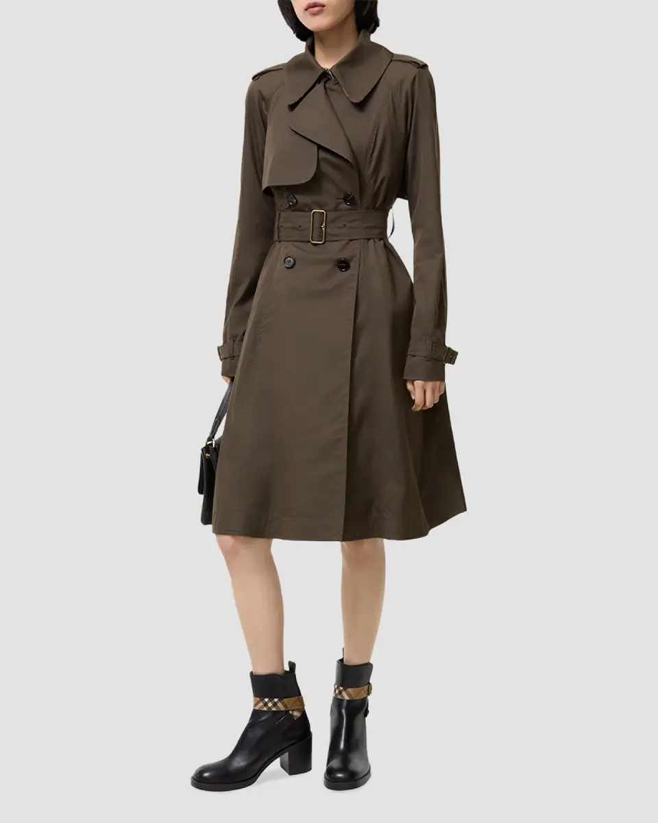 Burberry Pembury Belted A-Line Trench Coat | Thumbnail 2