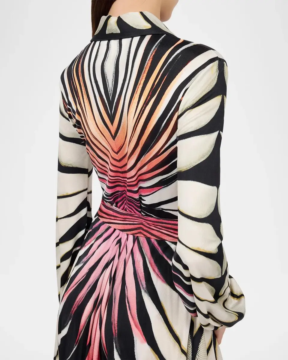 Roberto Cavalli Printed Belted Mini Shirtdress | Thumbnail 6 Roberto Cavalli Printed Belted Mini Shirtdress | Thumbnail 6