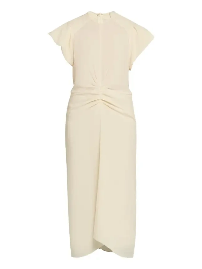 Terena Gathered Waist Midi Dress Terena Gathered Waist Midi Dress