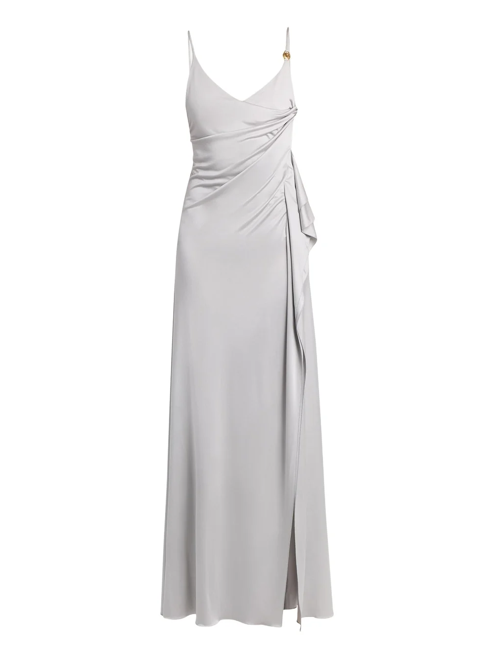 Draped Satin Viscose Gown