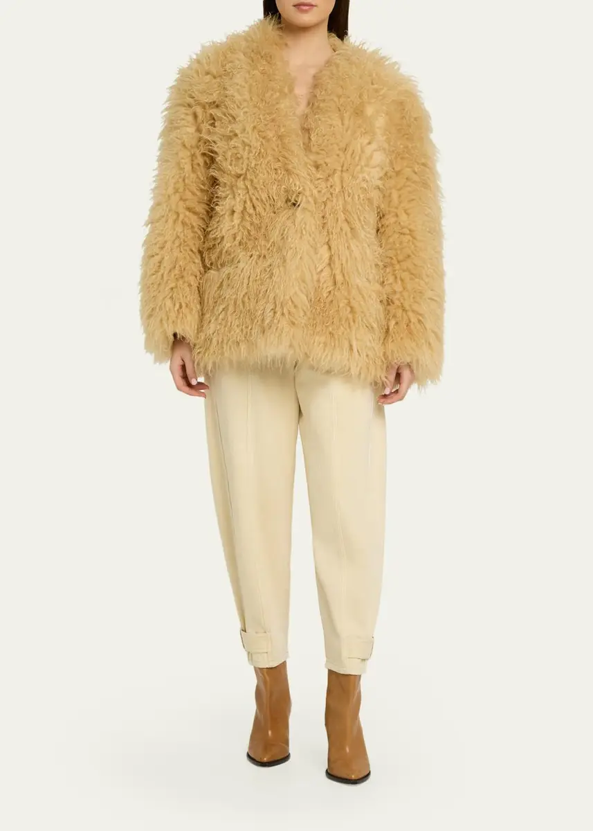 Isabel Marant Mylae Faux-Fur Coat | Thumbnail 2