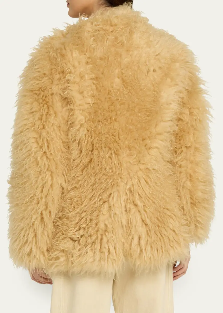Isabel Marant Mylae Faux-Fur Coat | Thumbnail 3