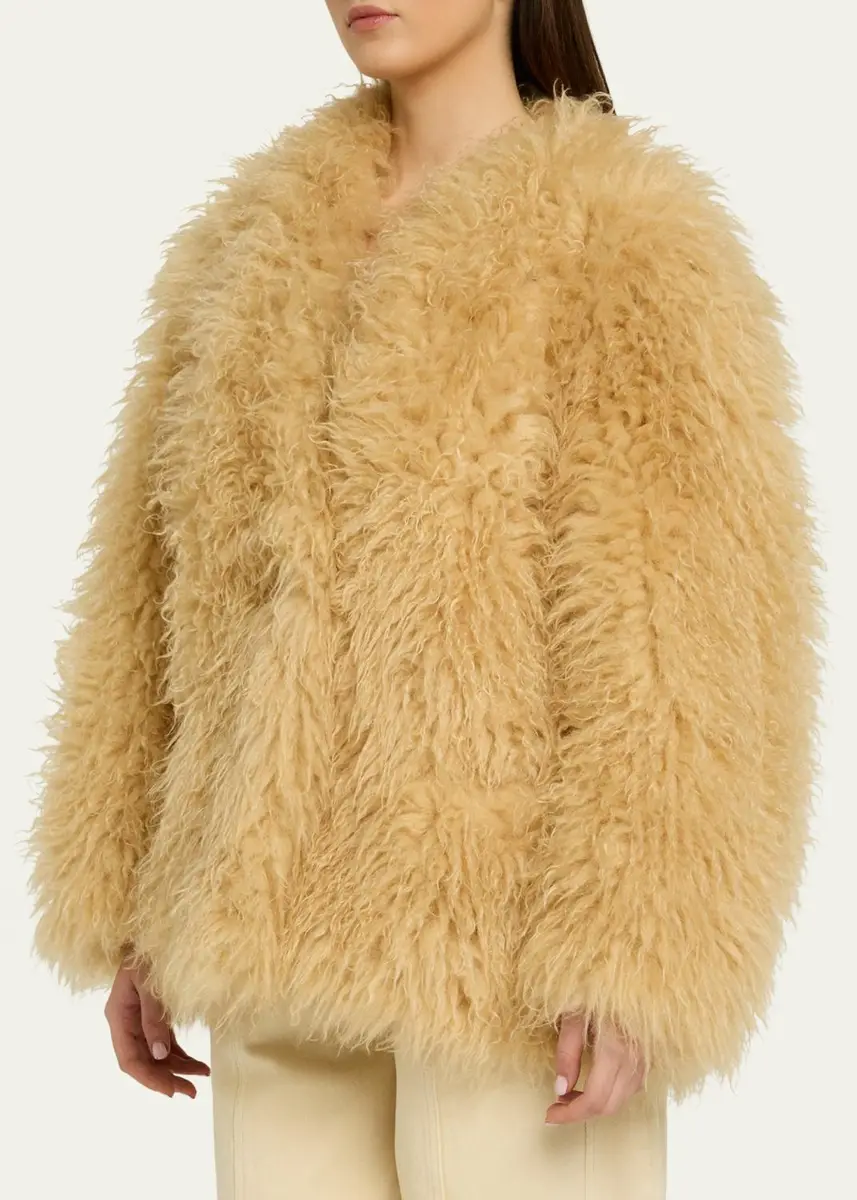 Isabel Marant Mylae Faux-Fur Coat | Thumbnail 4