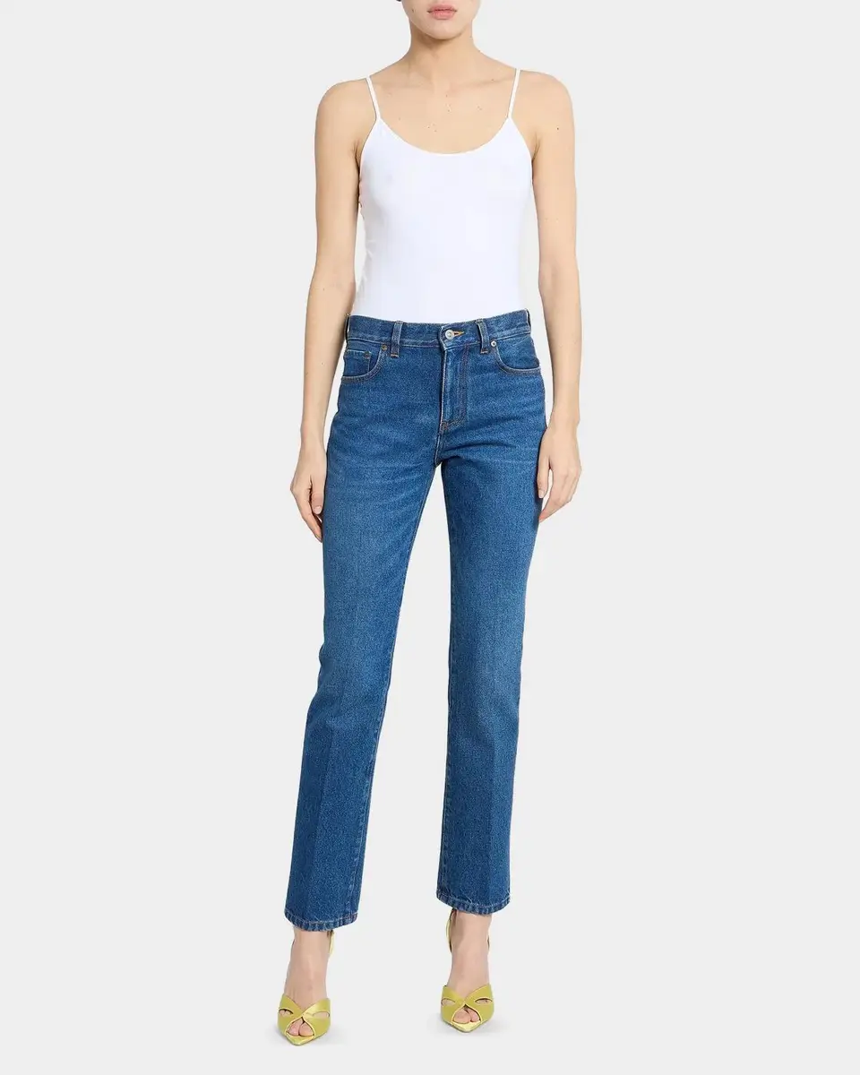 Victoria Beckham Low-Rise Flare Jeans | Thumbnail 2
