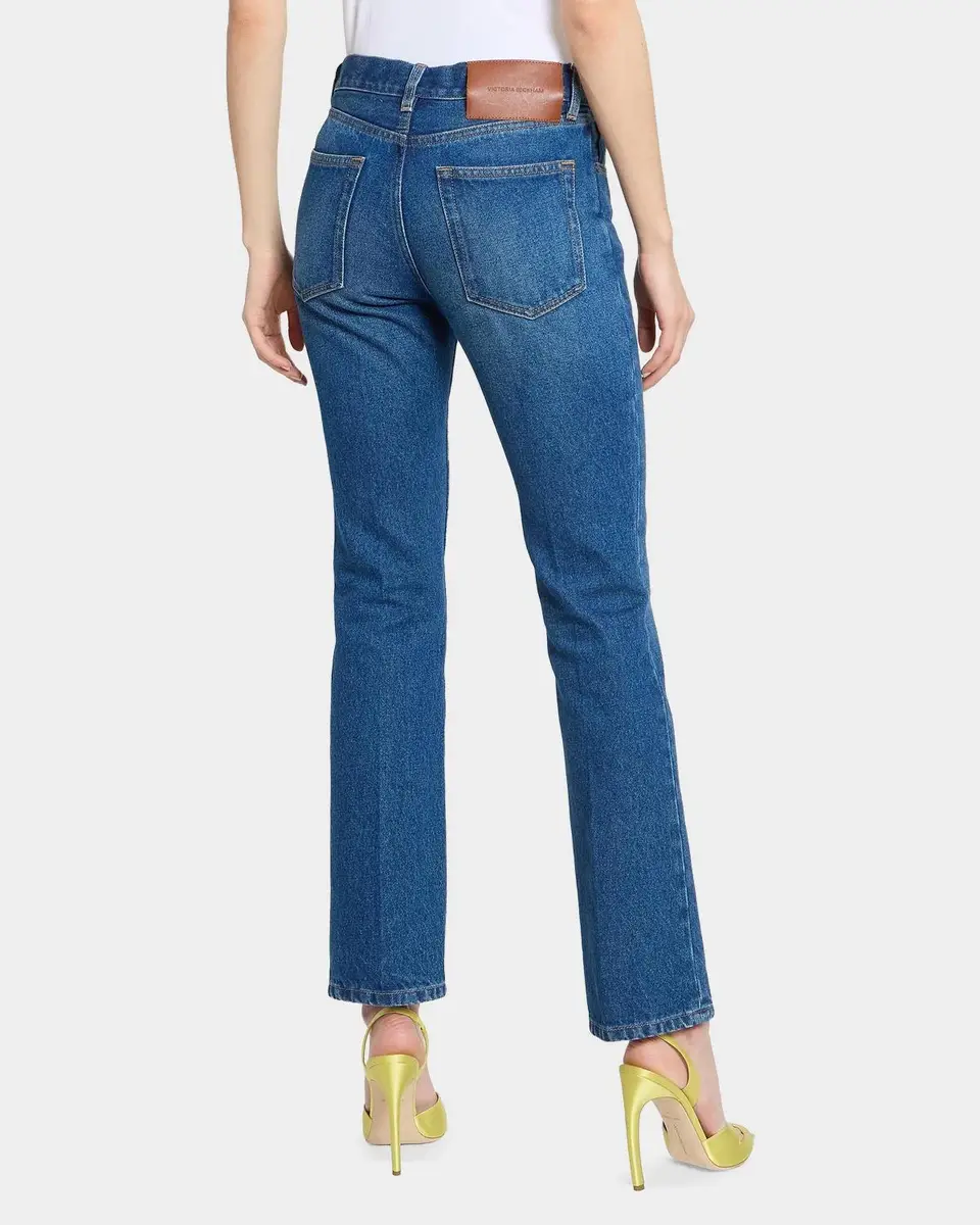 Victoria Beckham Low-Rise Flare Jeans | Thumbnail 3