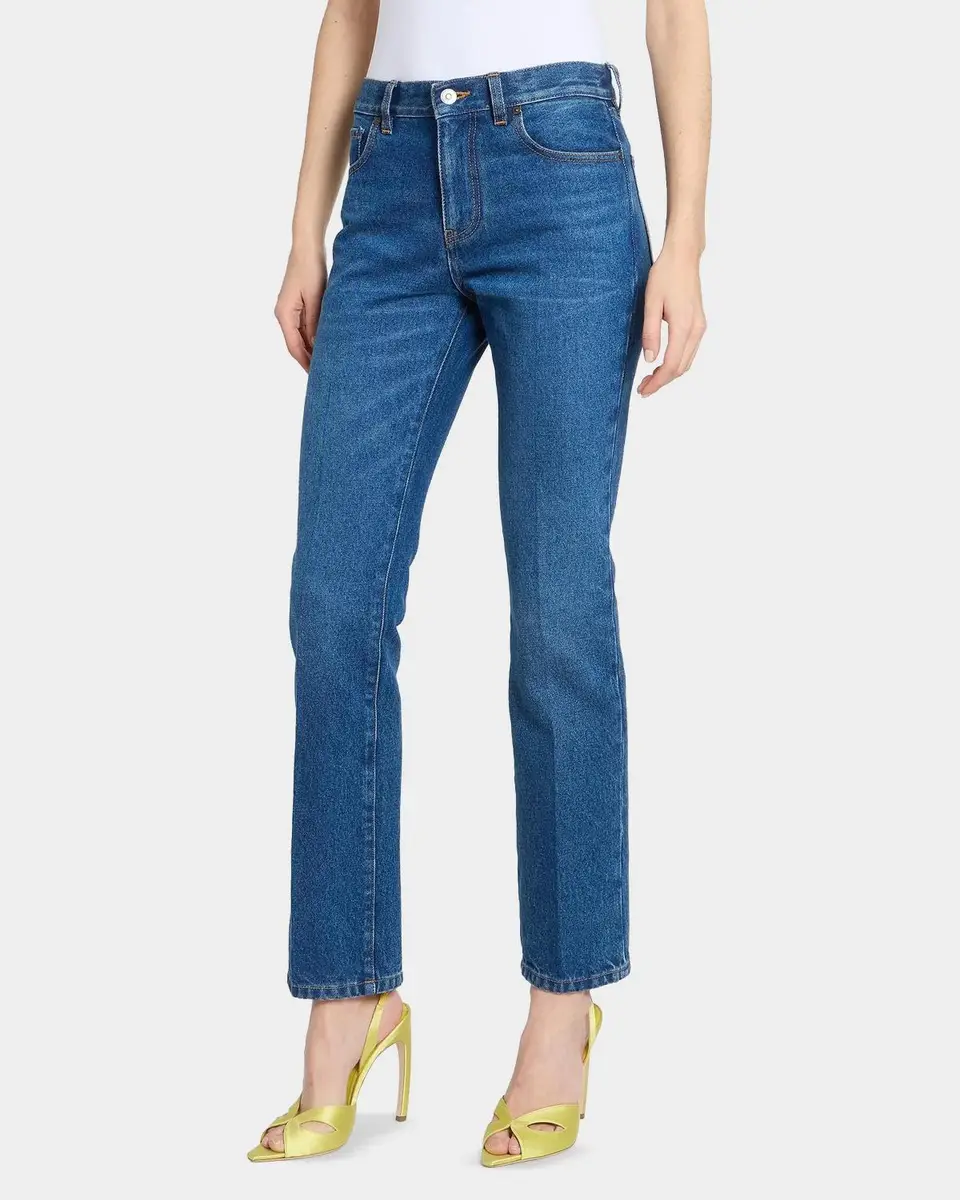 Victoria Beckham Low-Rise Flare Jeans | Thumbnail 4