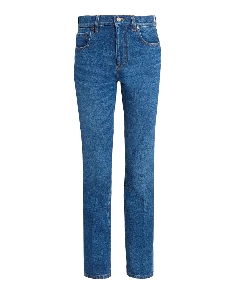 Victoria Beckham Low-Rise Flare Jeans | Image 1 Victoria Beckham Low-Rise Flare Jeans | Image 1