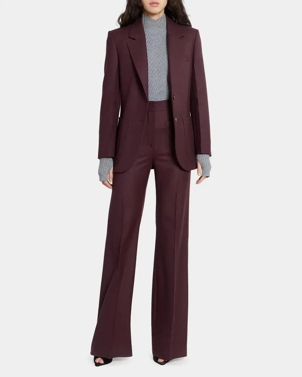 Victoria Beckham Alina Front-Pocket Straight-Leg Trousers | Thumbnail 2 Victoria Beckham Alina Front-Pocket Straight-Leg Trousers | Thumbnail 2