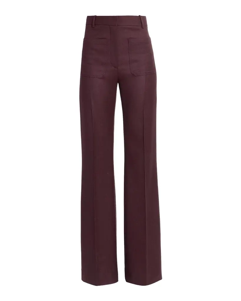 Victoria Beckham Alina Front-Pocket Straight-Leg Trousers | Image 1 Victoria Beckham Alina Front-Pocket Straight-Leg Trousers | Image 1
