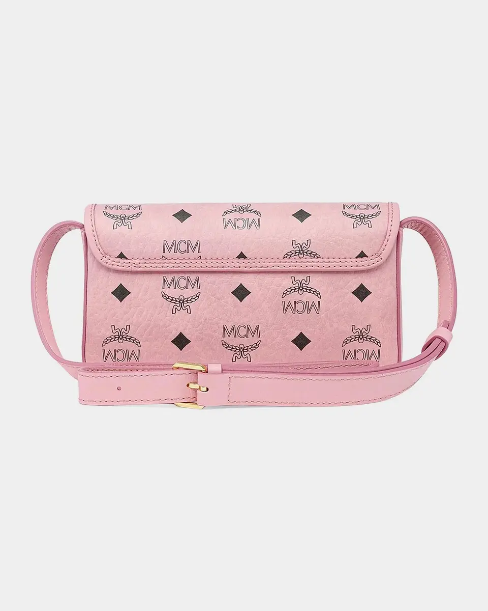 MCM Aren Faux Visetos Leather Wallet-on-Chain | Thumbnail 2