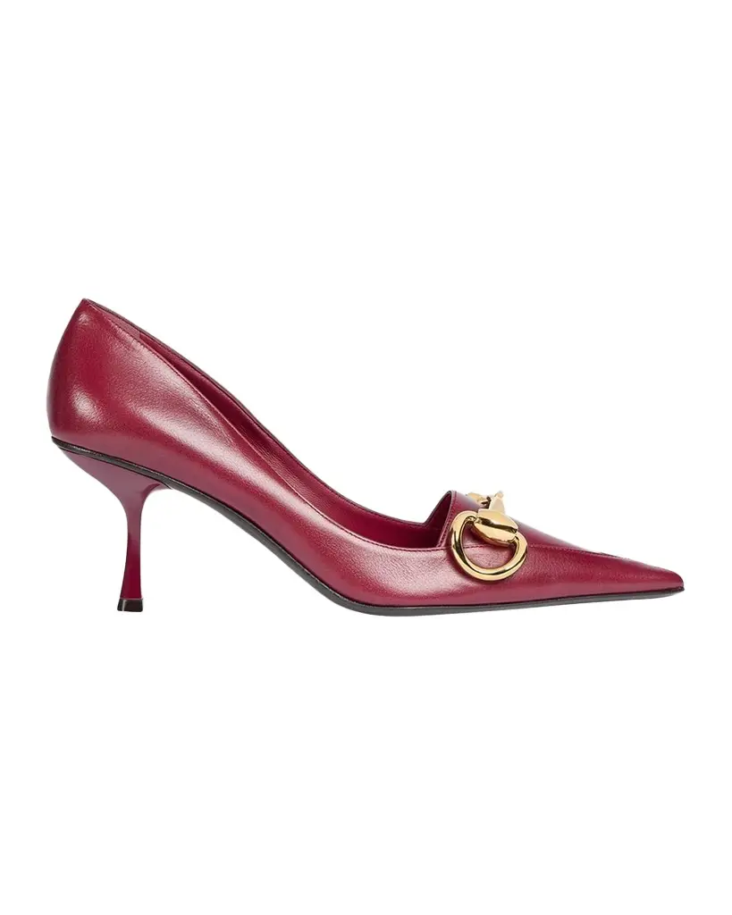 Gucci 75mm Boulevard Leather Pumps | Image 1 Gucci 75mm Boulevard Leather Pumps | Image 1