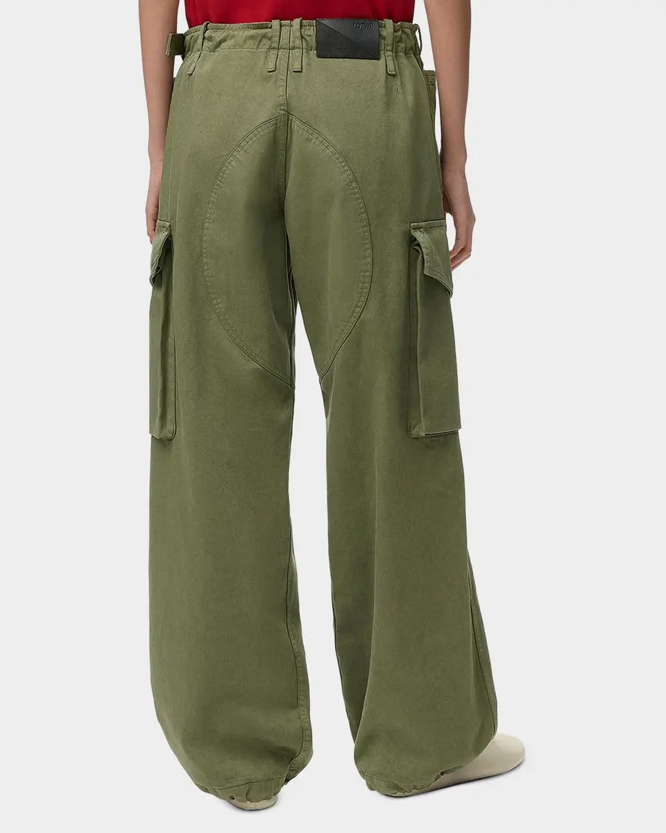 Loewe Pleated Straight-Leg Cargo Trousers | Thumbnail 3 Loewe Pleated Straight-Leg Cargo Trousers | Thumbnail 3