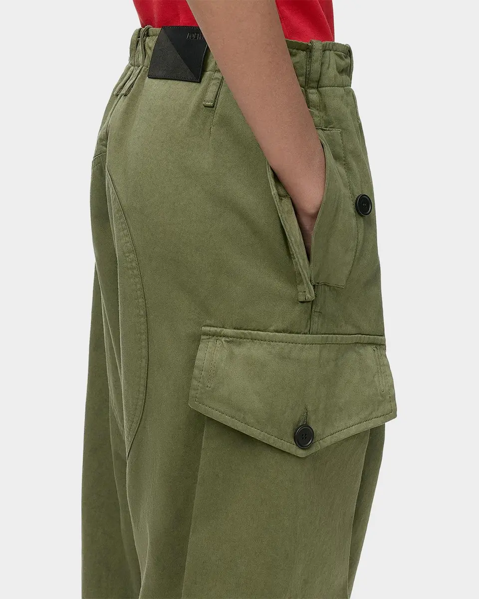 Loewe Pleated Straight-Leg Cargo Trousers | Thumbnail 5 Loewe Pleated Straight-Leg Cargo Trousers | Thumbnail 5