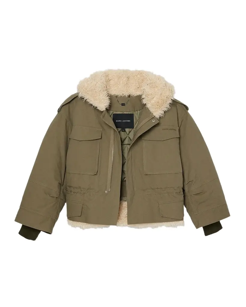 Marc Jacobs Crop Cargo Parka | Image 1 Marc Jacobs Crop Cargo Parka | Image 1