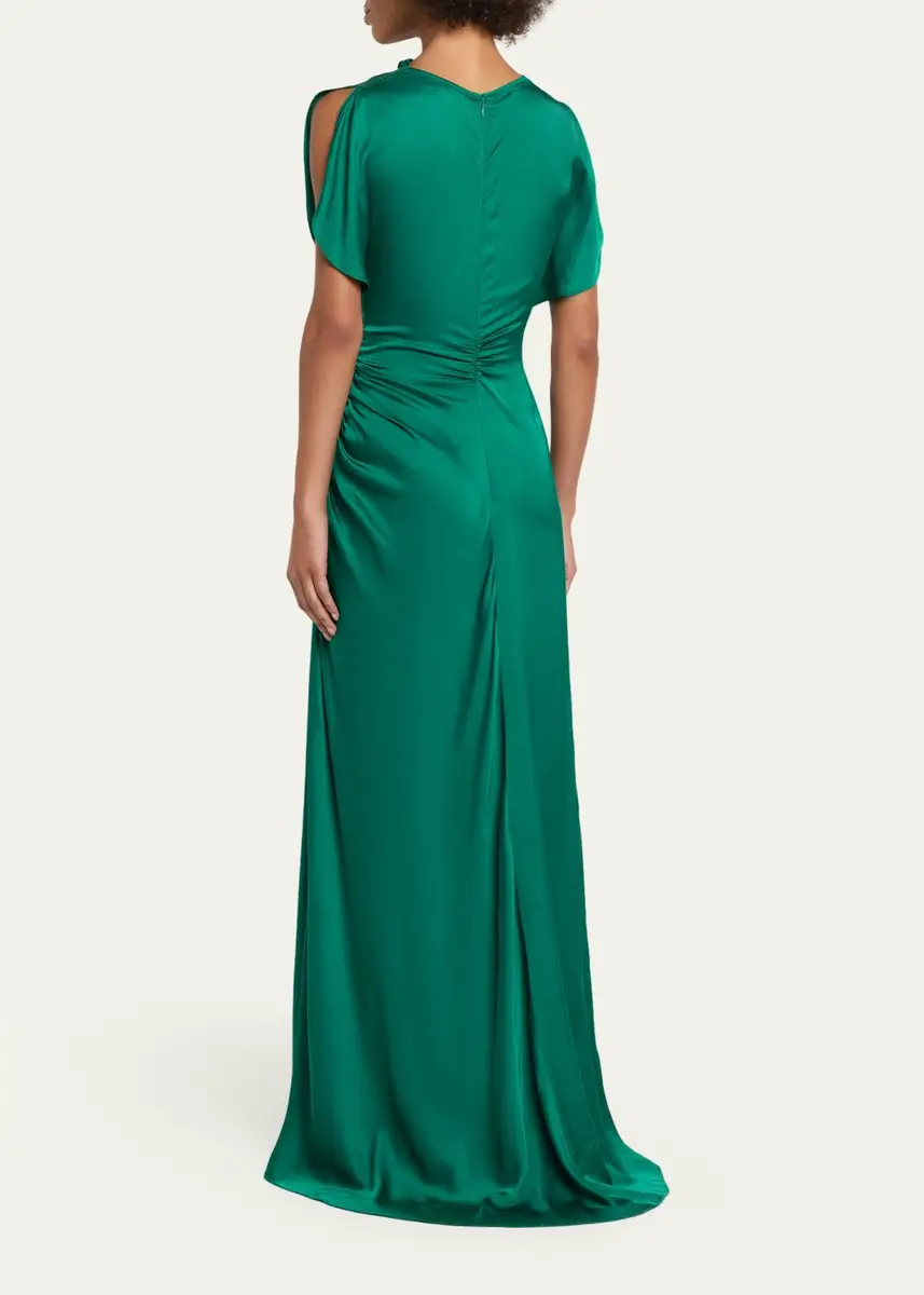 A.L.C. Nadia Satin Gown | Thumbnail 3 A.L.C. Nadia Satin Gown | Thumbnail 3