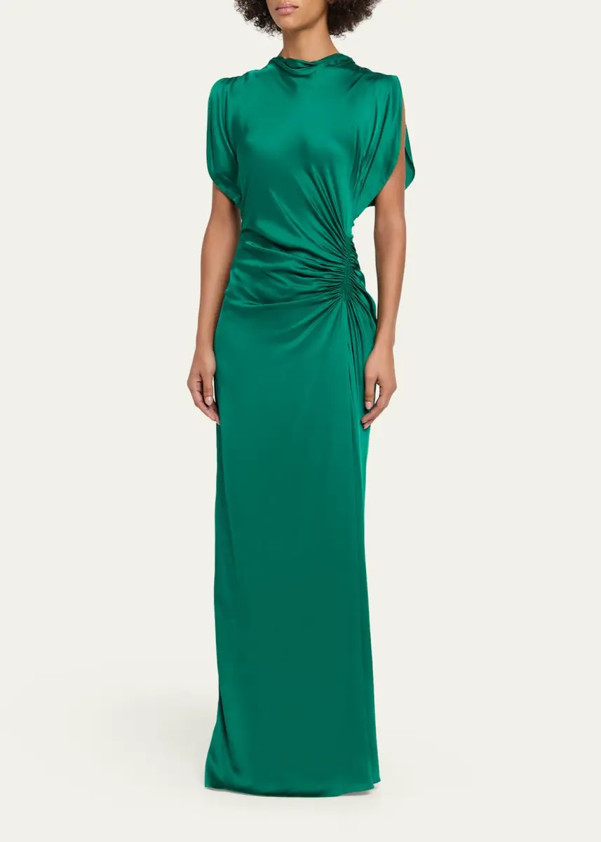 A.L.C. Nadia Satin Gown | Thumbnail 4 A.L.C. Nadia Satin Gown | Thumbnail 4