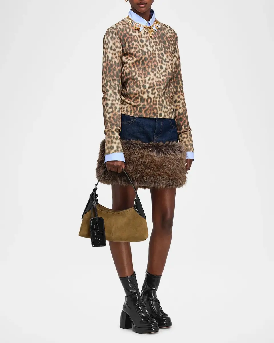 Marc Jacobs Leopard-Print Cotton Sweater | Thumbnail 2
