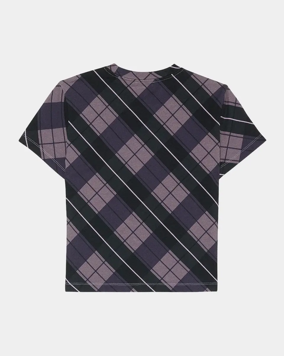 Marc Jacobs Logo Checked Cotton T-Shirt | Thumbnail 3