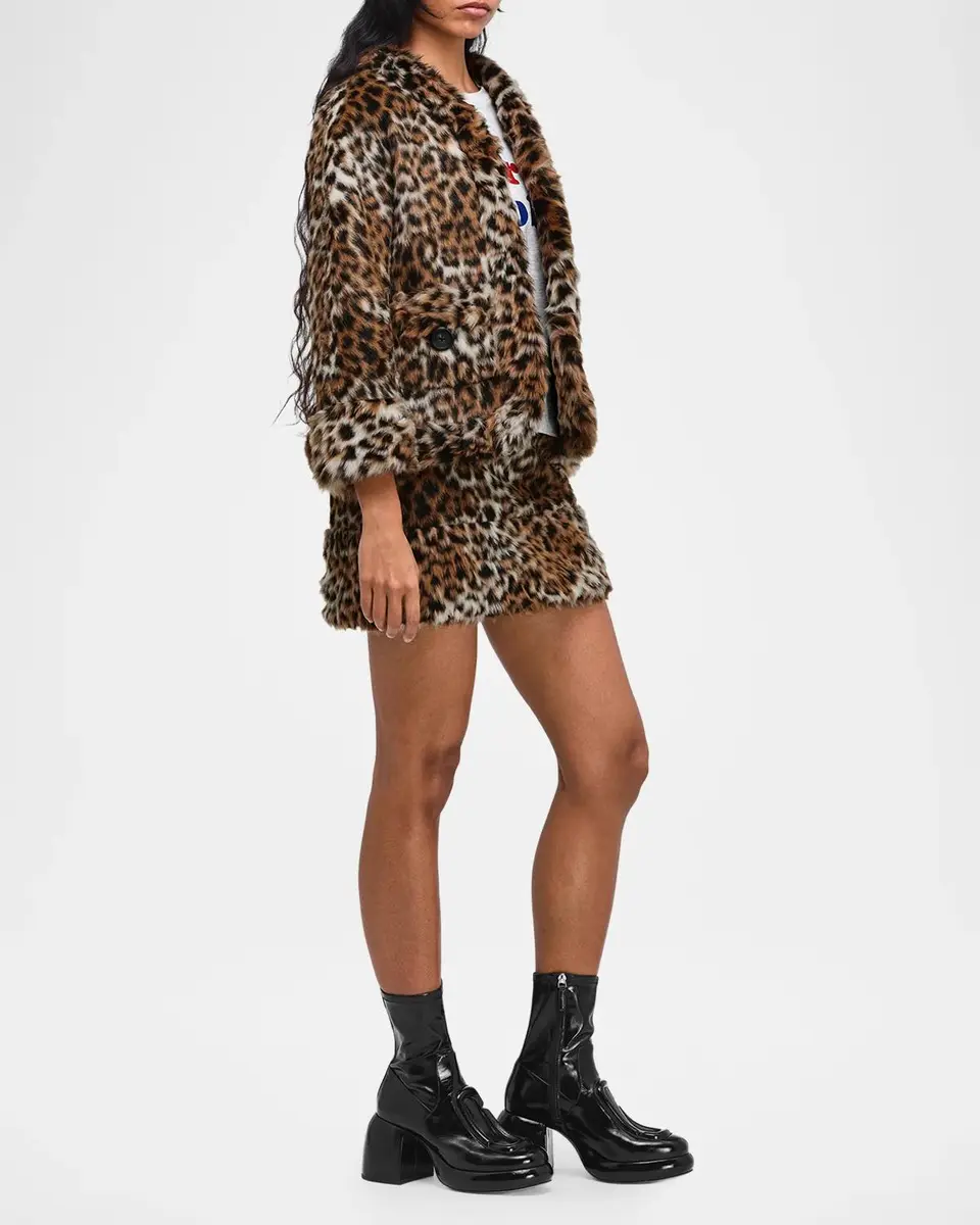 Marc Jacobs Faux Fur Leopard Print Jacket | Thumbnail 2 Marc Jacobs Faux Fur Leopard Print Jacket | Thumbnail 2