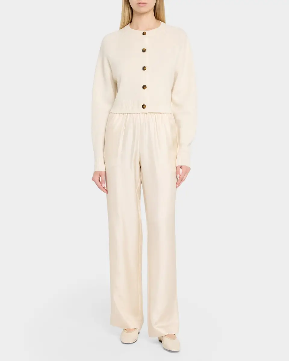 Loulou de Saison Heike Cashmere Crop Cardigan | Thumbnail 2 Loulou de Saison Heike Cashmere Crop Cardigan | Thumbnail 2