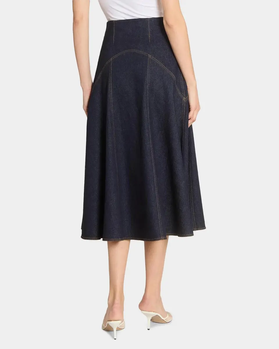 Jacquemus La Jupe Triangle de-Nîmes Denim Midi-Skirt | Thumbnail 3 Jacquemus La Jupe Triangle de-Nîmes Denim Midi-Skirt | Thumbnail 3