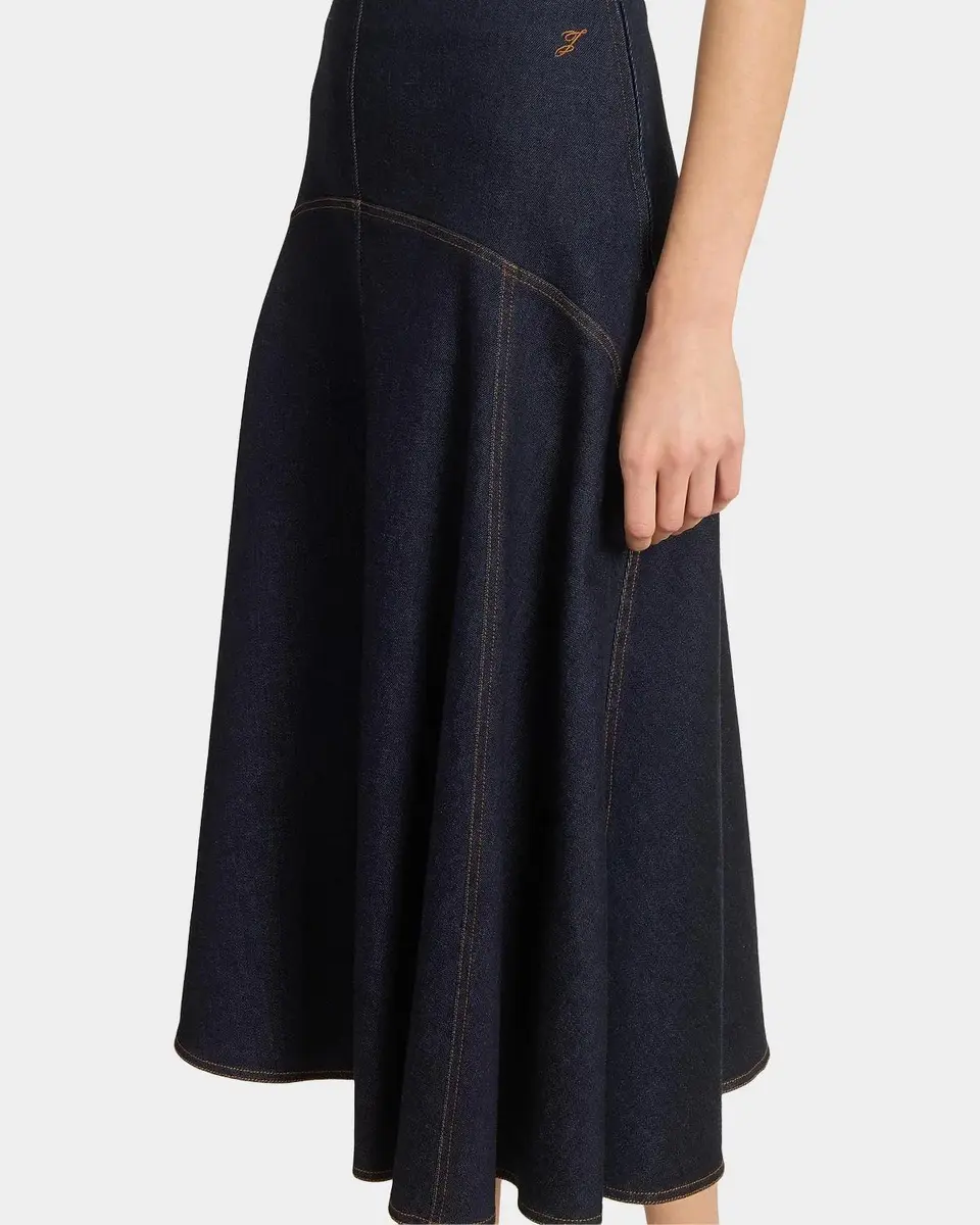 Jacquemus La Jupe Triangle de-Nîmes Denim Midi-Skirt | Thumbnail 5 Jacquemus La Jupe Triangle de-Nîmes Denim Midi-Skirt | Thumbnail 5